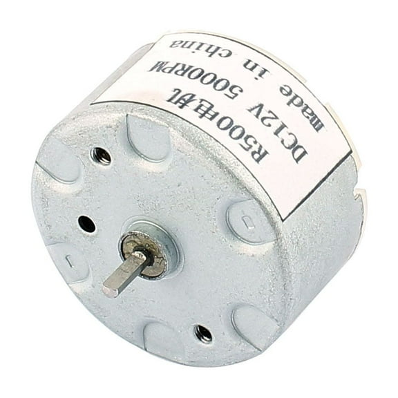 R500 DC 12V 5000RPM Flat Shaft Cylindrical Micro Model Magnetic DC Motor