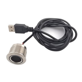 R503Pro 1500 Capacity Round RGB LED Control DC3.3V Capacitive Fingerprint Module Sensor Scanner for Access Control,USB
