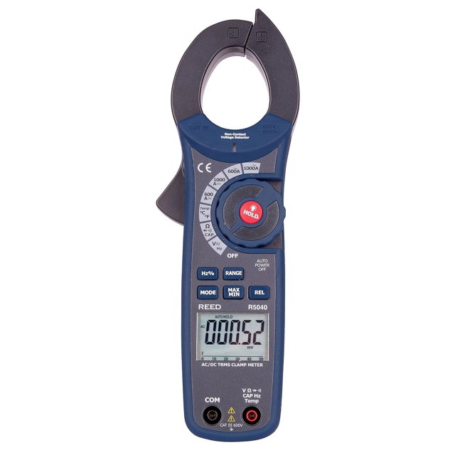 R5040 1000A RMS AC/DC Clamp Meter with NIST Calibration Certificate R5040 1000A RMS AC/DC Clamp Meter with NIST Calibration Certificate