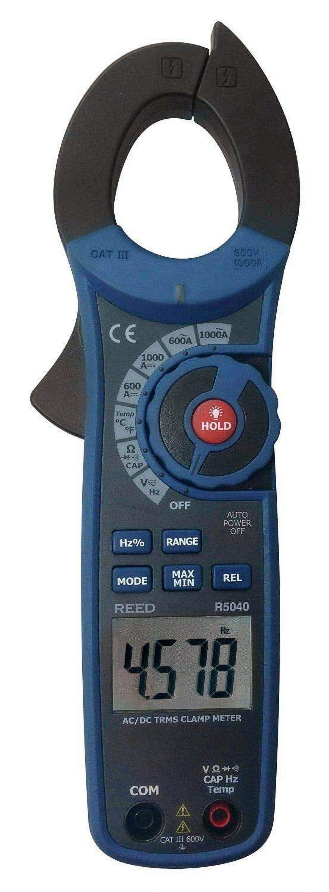 R5040 RMS AC/DC Clamp Meter with Temperature NonContact Voltage