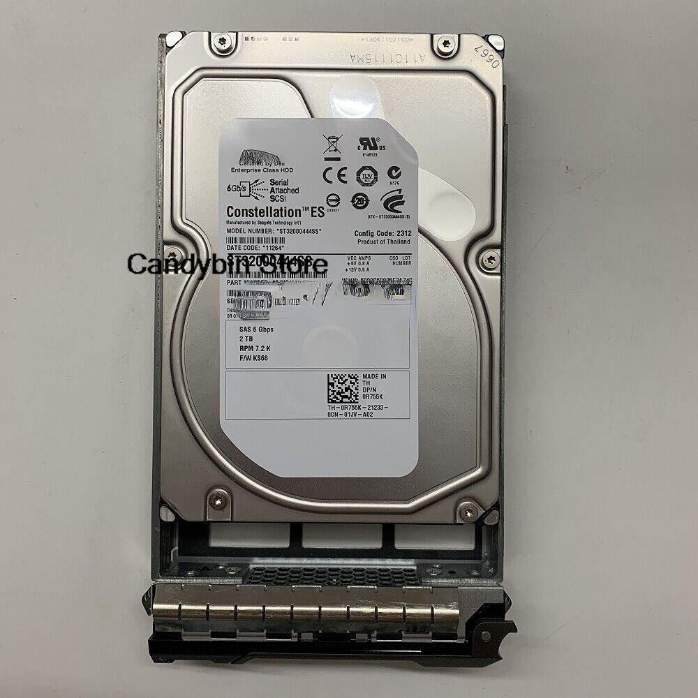 DELL 1P7DP 01P7DP 2TB 7.2K 6Gb/s 3.5 SAS Drive ST2000NM0023 W/Caddy