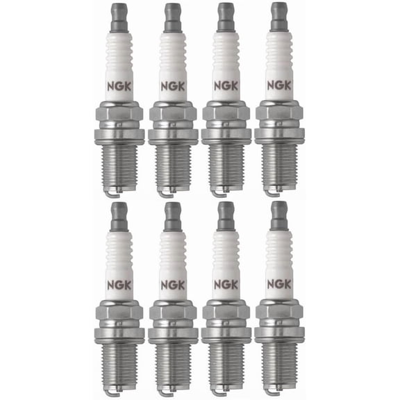 R5671A-8 Racing Spark Plugs 4554 | Set of 8 | Performance Plugs for Race & High-Compression Engines