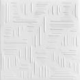 thumbnail image 1 of R60 - Country Wheat Foam Glue-up Ceiling Tile in Dove White (259.2 Sq.ft / Pack) - 96 Pieces, 1 of 4