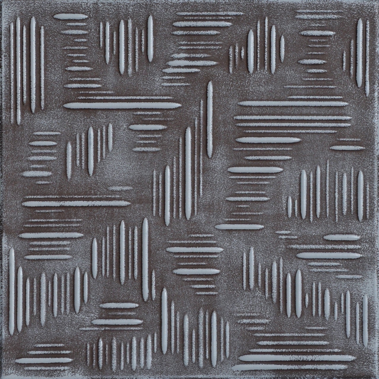 Moss Gray Textured Polystyrene Glue-up Ceiling Tiles, 8-Pack