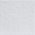 thumbnail image 1 of R60 - Country Wheat Foam Glue-up Ceiling Tile in Ultra Pure White - Satin (Behr) (259.2 Sq.ft / Pack) - 96 Pieces, 1 of 4