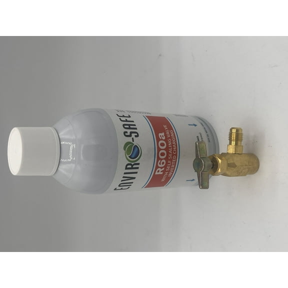 R600a Refrigerant - 1- 6oz Cans - Self Sealing- R600a for HVAC for Use