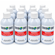 R600a Refrigerant - Case of 12 6oz Cans - Self Sealing- R600a for HVAC Use