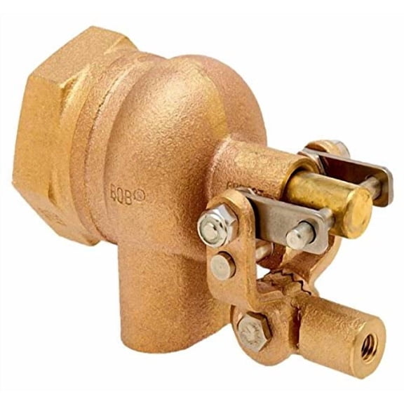 R605T-1-1/2 R605T High Turbo Series Bob Red Brass Float Valve, 1-1/2" NPT Female Inlet x Free Flow Outlet, 180 gpm at 85 psi Pressure$$Plumbing & HVAC