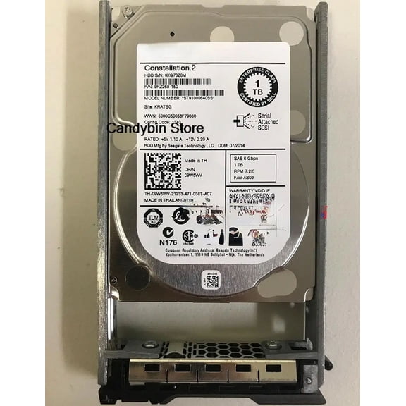 R610 R620 R630 server hard disk 1T SAS 7.2K 2.5-inch