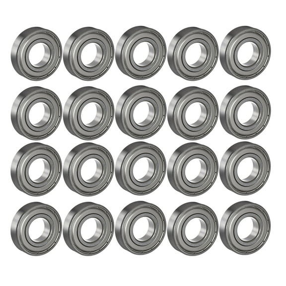 R6ZZ Shielded Ball Bearing 20-pack 3/8" Bore, 7/8" OD, 9/32" Width Bearings