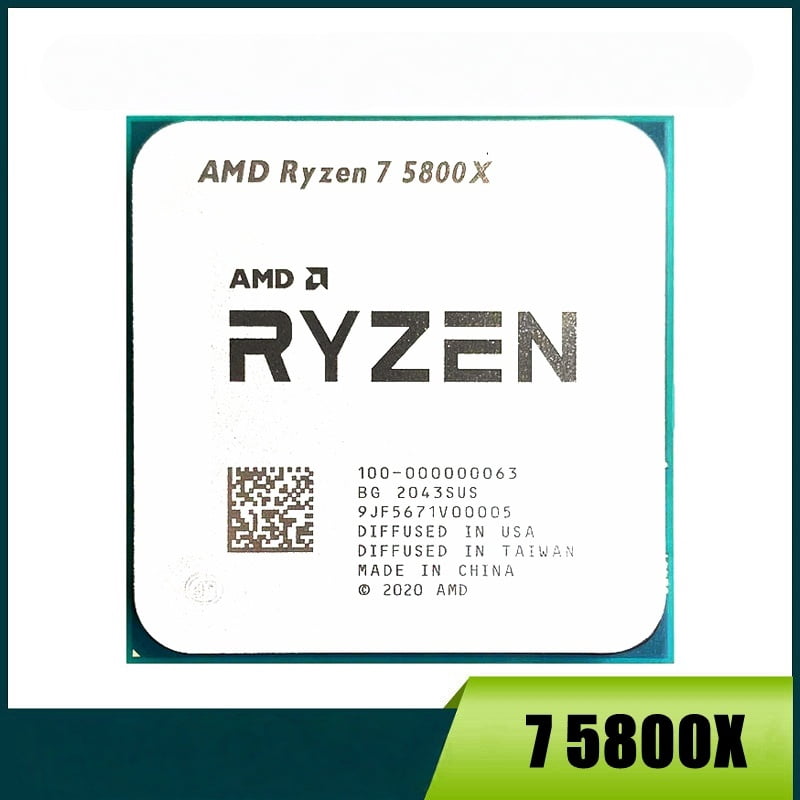 R7 5800X 3.8GHz 8- 16-Thread AM4