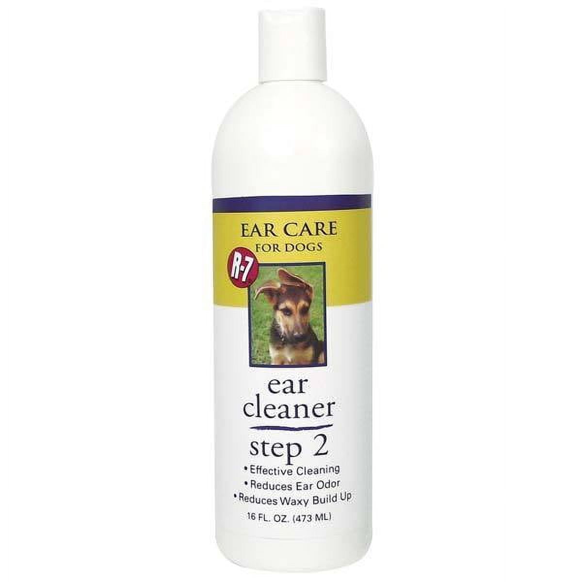 R7 Step 2 Pro Ear Cleaner For Dogs \u0026 Cats Gentle Pet Grooming Aid - Choose Size (16 oz)