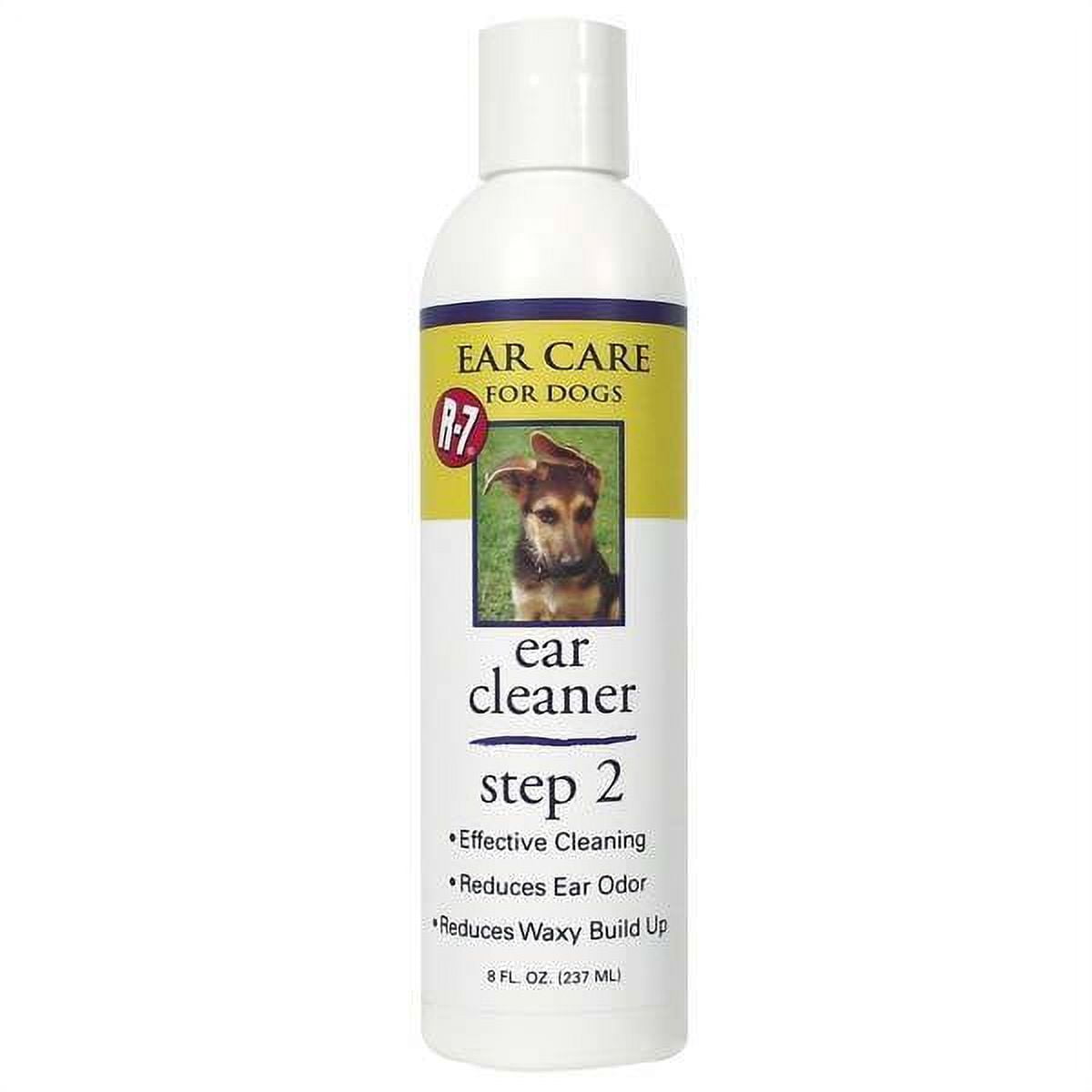 Professional dog top ear cleaning
