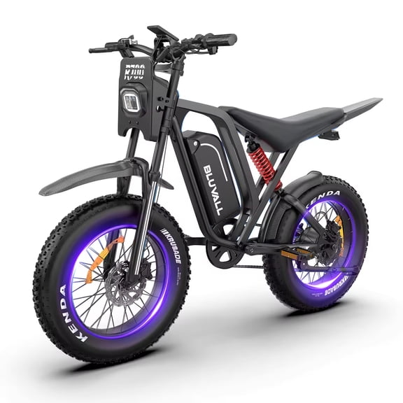 R700 52V 25Ah Peak 750W 20"X4.0 Fat Tire Electric Bike For Adults,Off-Road E-Bike,E-Mountain Bike,Black,Ul2849