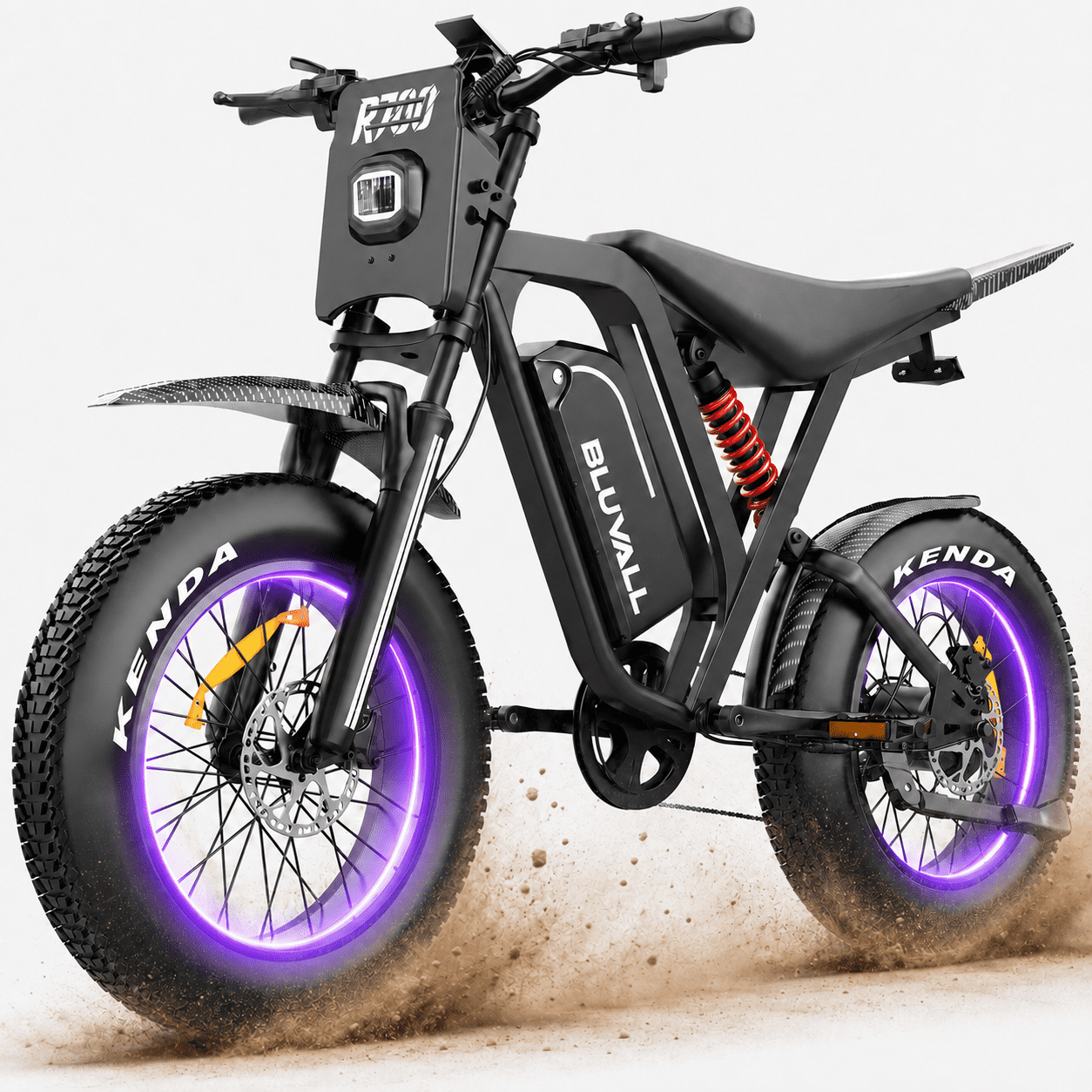 R700 Peak 750W 20"x4.0 Fat Tire Electric Bike, 52V 30Ah Battery, Off-road E-Bike,E-Mountain bike,for Adults,UL2849