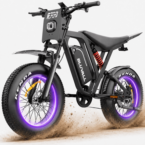 R700 Peak 750W 20"x4.0 Fat Tire Electric Bike, 52V 30Ah Battery, Off-road E-Bike,E-Mountain bike,for Adults,UL2849
