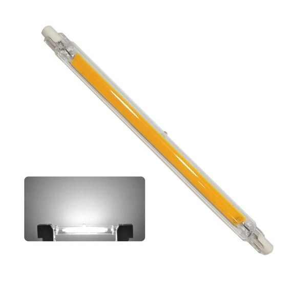 R7S COB LED Bulb 189mm 10W-20W Dimmbar Halogen Tube New Ersetzen Glas Lampe M9Y4
