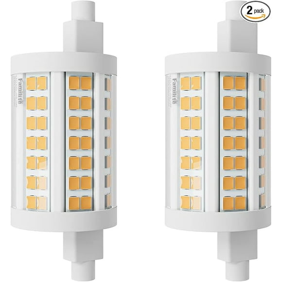 R7S LED Bulb 78MM, 15W Dimmable J78 Flood Light, 150W Halogen T3 Replacement for Torchiere Wall Sconce Work Light Banker Light, Natural White 4000K, Pack of 2