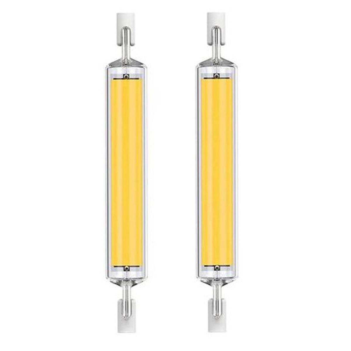 R7S Led Bulb 118Mm 20W Dimmable, Warm White 3000K 3000Lm, Linear Replace J118 300W Lamp, 360 Degree Lighting, Flicker Free, R7S Ocb Led Tubes For Floodlight, Pack Of 2