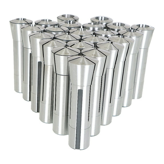R8 Collet Set Fractional 1/16"-3/4" High Precision For Bridgeport 23 Pcs