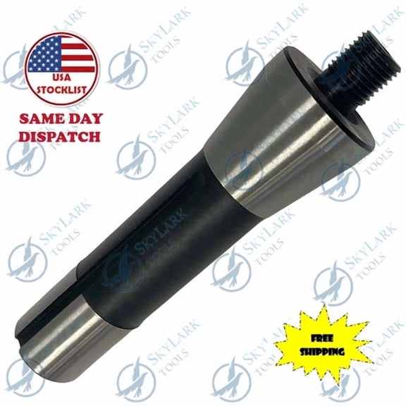 R8 Shank Drill Chuck Arbor- Drill, Mill, Lathe Tools 14 X1 Threaded