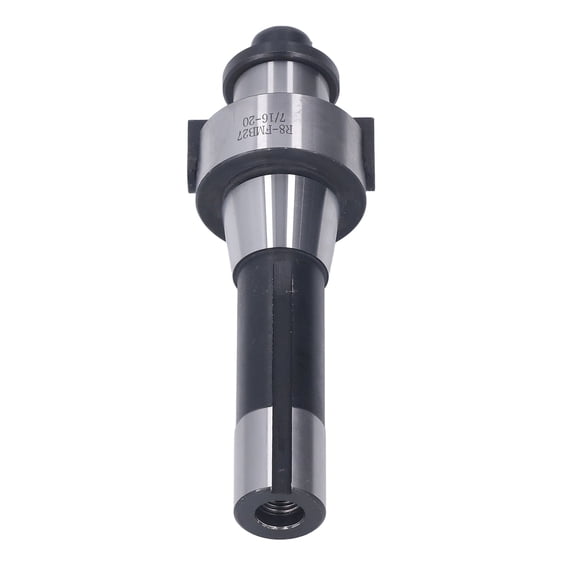 R8 Shank Shell Mill Arbor Adapter, Molybdenum Steel Milling Tool Holder for Lathe, 7/16-20 Thread, High Hardness HRC50-55, Precision CNC Mill Adapter 10 inches / 25.4 cm