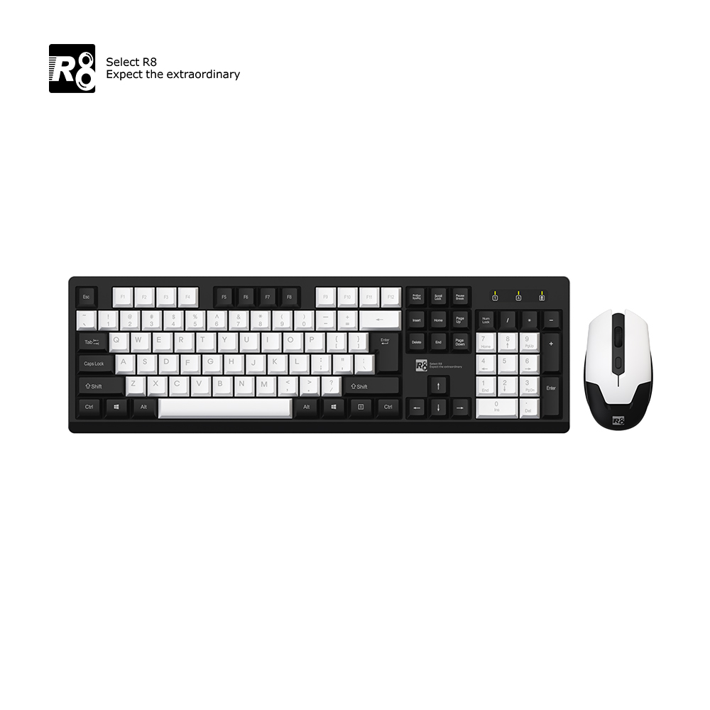 Select R8 Keyboard R8 keyboard and mouse wireless 2.4G laptop office keyboard - Walmart.com