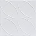 thumbnail image 1 of R82 - Circles And Stars Foam Glue-up Ceiling Tile in Ultra Pure White - Satin (Behr) (259.2 Sq.ft / Pack) - 96 Pieces, 1 of 3
