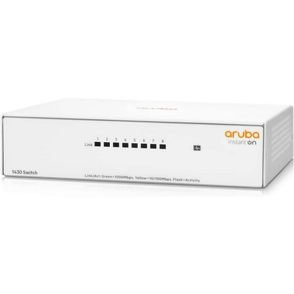 R8R45A-ABA IOn 1430 8G 8 Port Switch, White