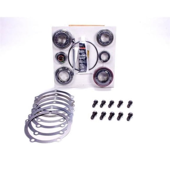 R9R306MK Master Differential Installation Kit Bearings Crush Sleeve Gaskets Hardware Seals Shims Thread Lock 3.062 ID Case Ford 9 in. Kit