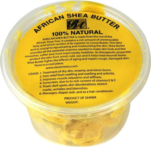 RA Cosmetics 100% African Shea Butter - Chunky 10 oz.