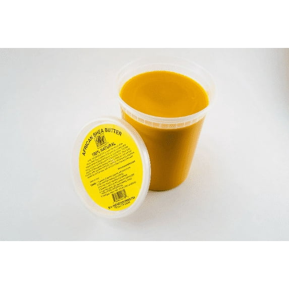 RA Cosmetics Pure Unrefined Shea Butter, 32oz, Yellow, Unscented