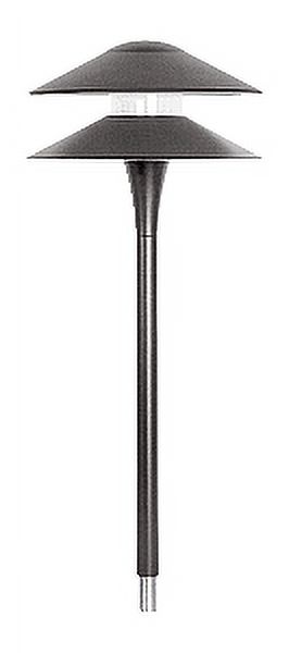 Fern Rab RAB Lighting FERN Pagoda 2 Tier Shade 6W 12V AC 2700K Spike Bronze LED ...
