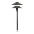 thumbnail image 1 of RAB Lighting FERN Pagoda 2 Tier Shade 6W 12V AC 2700K Spike Bronze LED Pathway Light, 1 of 1