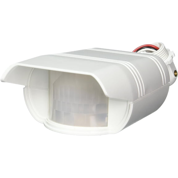 RAB Lighting GT500W Gotcha Outdoor Sensor with 110 Degrees View Detection, Polycarbonate, 500W Power, 120V, White, Multicolor