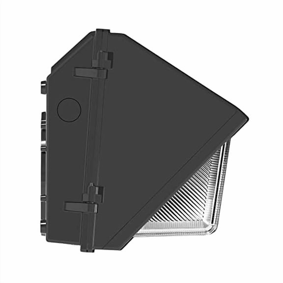 RAB Lighting WP2XFU60 60 Watt LED Wall Pack 8583LM Fully Adjustable Wattage and Color, 120-277 Volt, Semi Cutoff, Bronze. Glass Lens, 0-10V Dimming to 10%, DLC