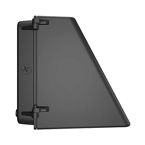 RAB SLIM17 Full Cutoff Fixture, 120-277 Volt, Field Adjustable Color, Includes Photocell, 100,000 Life Hours, Dark Sky LED Outdoor Lighting Wall Pack Fixtures (60)