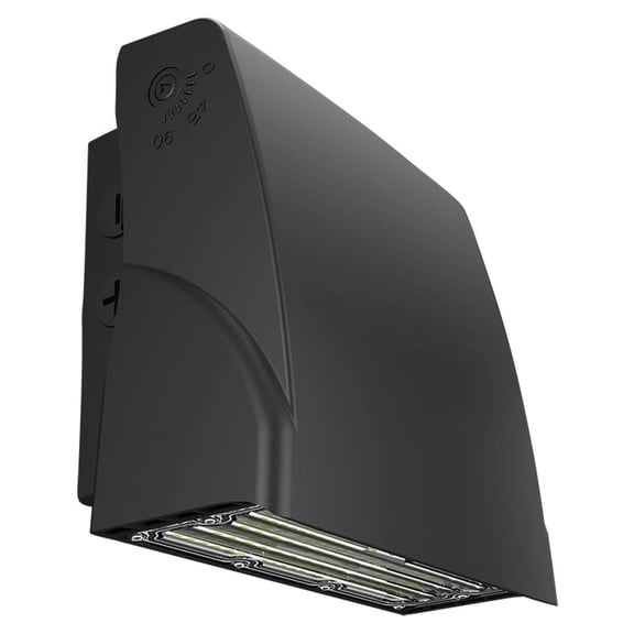 RAB SLIM17FA30ADJ Field Adjustable (3000K/4000K/5000K) LED Wallpack (30 Watts) Bronze