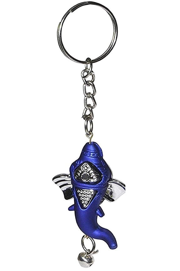 Keyring Blue Ganesh Abs Keychain (Pack of 4)