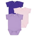 thumbnail image 1 of RABBIT SKINS Baby Bodysuit Girl & Boy | Newborn 0-3 Months to 24 Month Toddler 3-Pack Bulk Set, Snap Easy Closure, Basic Lavender/ Ballerina/ Purple 12 Months, 1 of 5