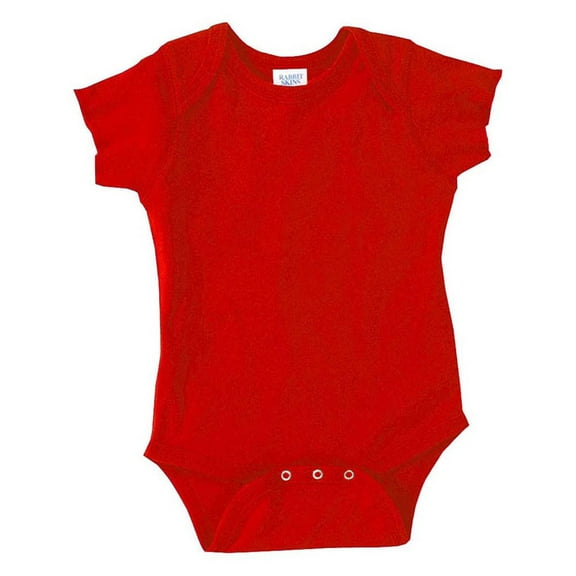 Rabbit Skins, Baby Soft Short-Sleeve Bodysuit , Gold, Newborn