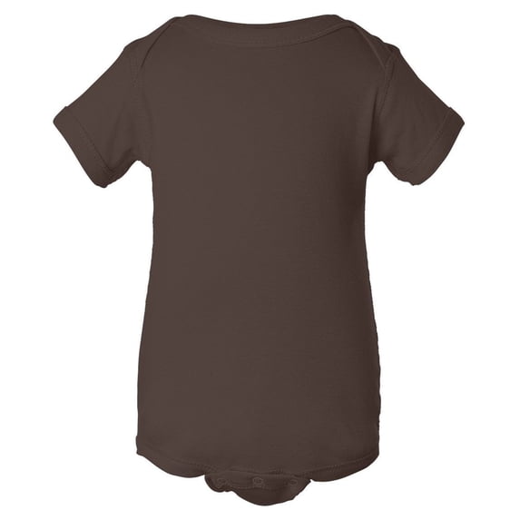 RABBIT SKINS Baby Bodysuit Girl & Boy | Newborn 0-3 Months to 24 Month Toddler, Snap Easy Closure, Brown, 24 Months