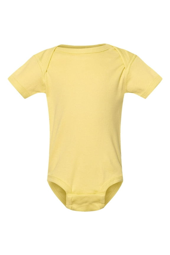 Baby Bodysuit Girl & Boy | Newborn 0-3 Months to 24 Month Toddler, Snap Easy Closure, Butter, 12 Months