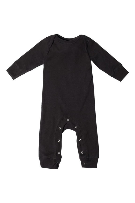 Baby Long Sleeve Long Leg Bodysuit Boy & Girl | Newborn 0-3 to 24 Months, Black, 12 Months