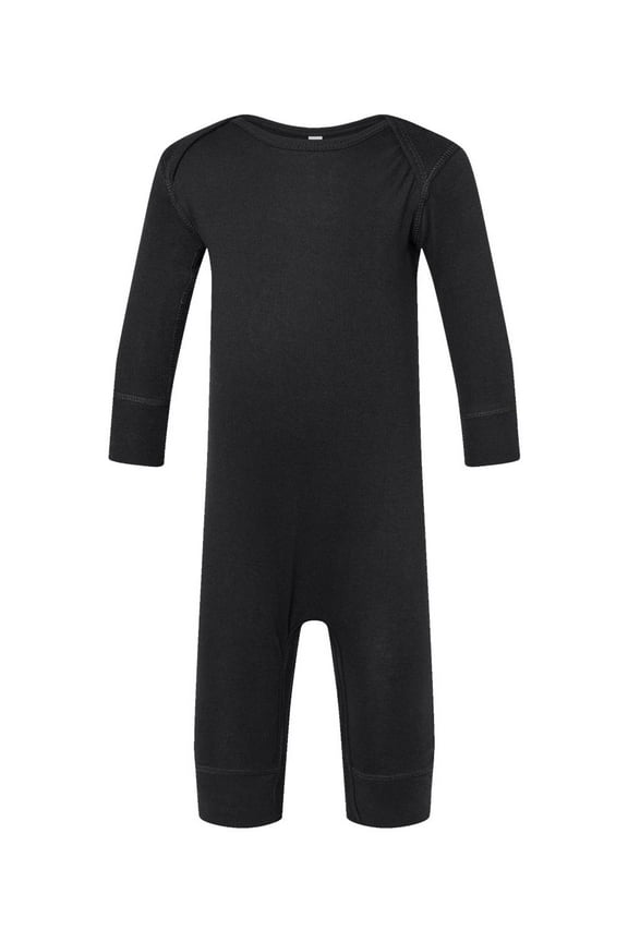 Baby Long Sleeve Long Leg Bodysuit Boy & Girl | Newborn 0-3 to 24 Months, Black, 18 Months