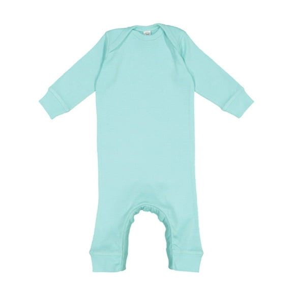 RABBIT SKINS Baby Long Sleeve Long Leg Bodysuit Boy & Girl | Newborn 0-3 to 24 Months, Chill, 12 Months