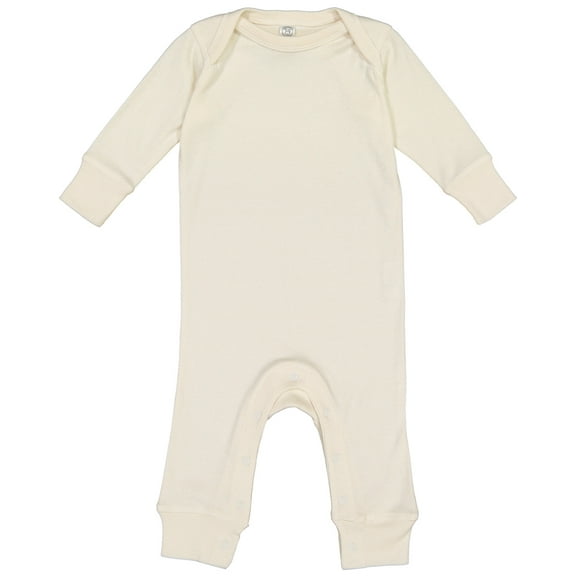Rabbit Skins Infant Long Legged Baby Rib Bodysuit