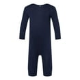 thumbnail image 1 of RABBIT SKINS Baby Long Sleeve Long Leg Bodysuit Boy & Girl | Newborn 0-3 to 24 Months, Navy, 18 Months, 1 of 4