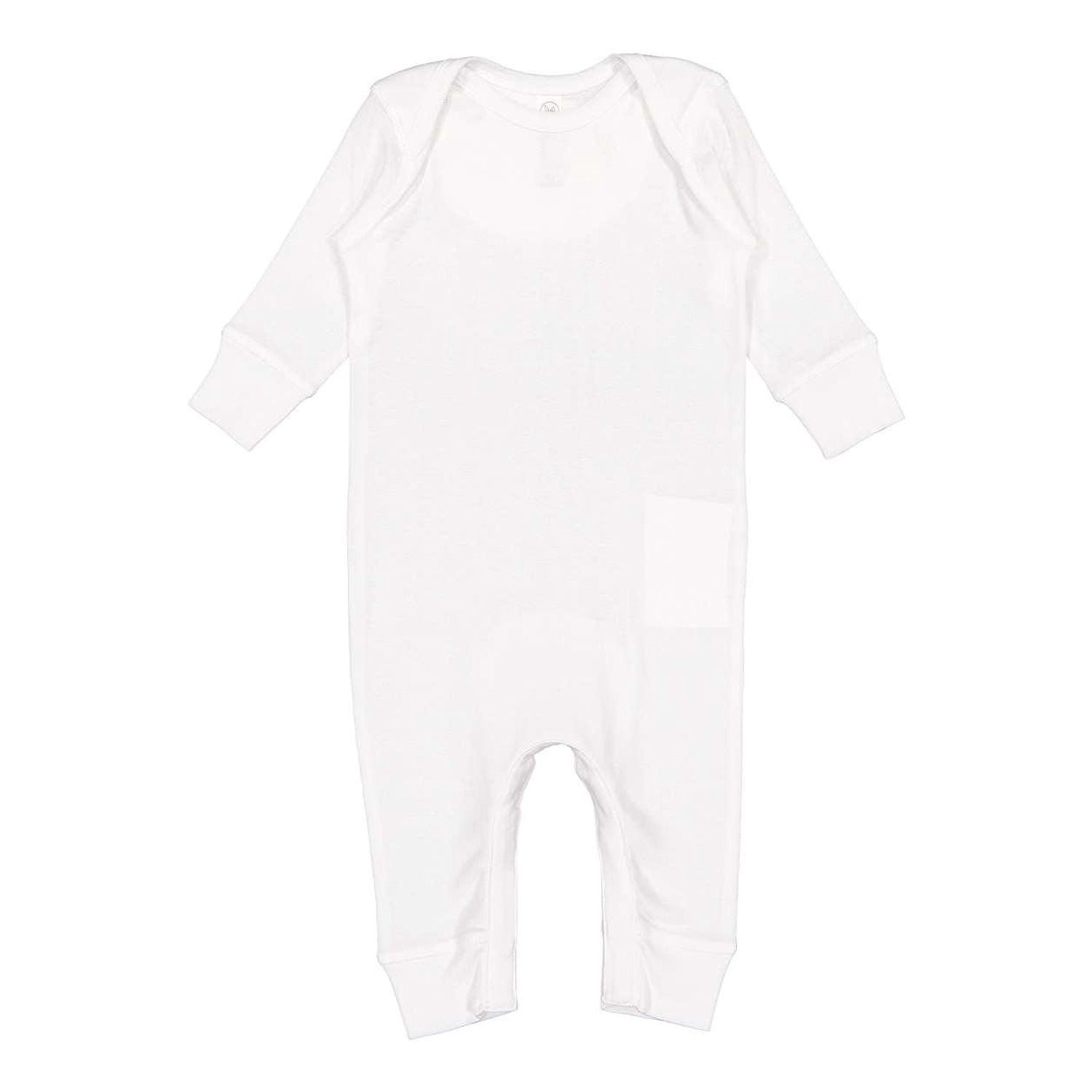 RABBIT SKINS Baby Long Sleeve Long Leg Bodysuit Boy & Girl | Newborn 0 ...