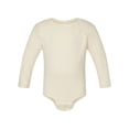 thumbnail image 1 of Rabbit Skins - Infant Long Sleeve Baby Rib Bodysuit - 4411, Natural, 18M, 1 of 4